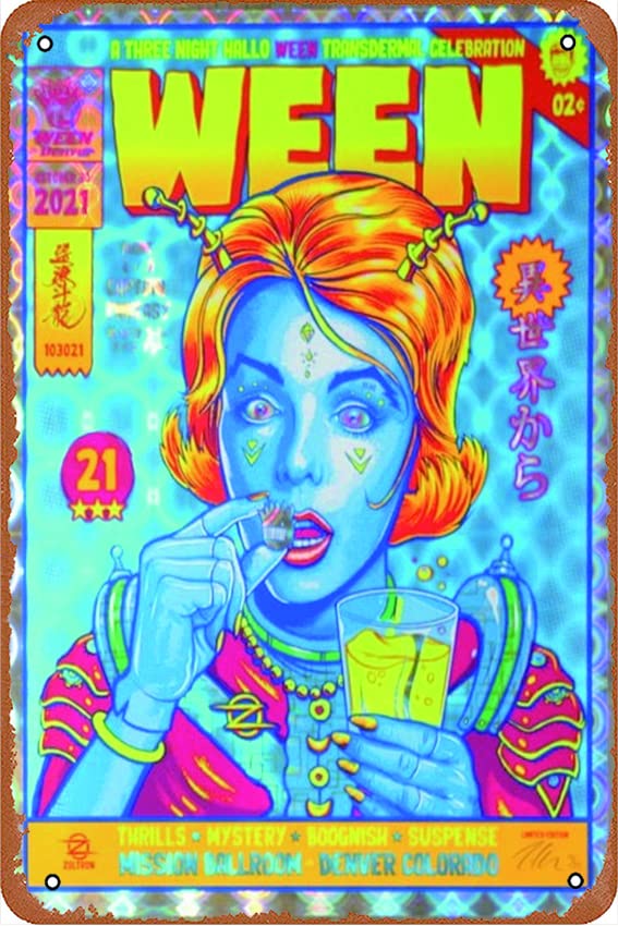Amazon.com: 2021 Ween - Denver II Holospaz Foil Variant Silkscreen